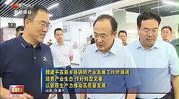 【新乡电视台】魏建平强调培育产业生态 作好转型文章 以新质生产力推动高质量发展